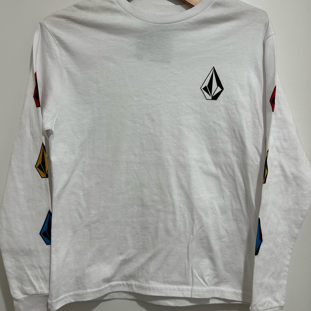 Volcom Boys White Long Sleeve Tee